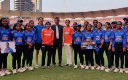 Women Blind Cricket:चौथे टी20 में भारत ने नेपाल को सात विकेट से दी शिकस्त