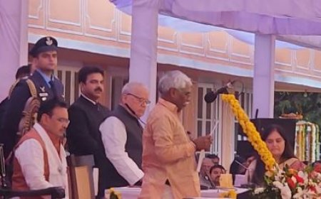 Rajasthan Cabinet Expansion: भजनलाल सरकार के मंत्रियों का शपथ ग्रहण शुरू, सबसे पहले किरोड़ीलाल ने ली शपथ