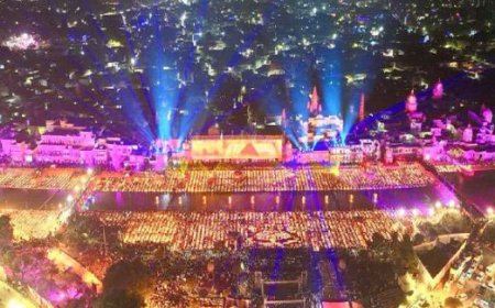 Ayodhya :  लाइट एंड साउंड शो से जगमगाई राम नगरी,