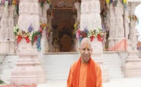 Ram Mandir Inauguration: राम मंदिर प्राण-प्रतिष्ठा से पहले अयोध्या की  व्यवस्थाओं का जायजा लेने पहुंचे सीएम योगी