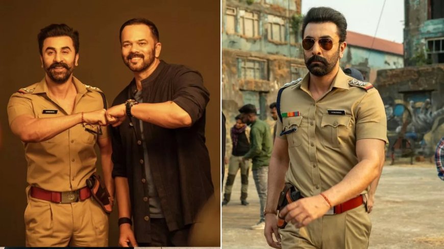 Ranbir Kapoor and Rohit Shetty:रोहित शेट्टी संग खाकी वर्दी में  नजर आए रणवीर कपूर, सिंघम अगेन' का लगाया जा रहा अनुमान