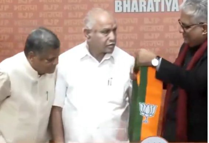 Jagadish Shettar Joined BJP:  6 महीने के भीतर ही कांग्रेस का दामन छोड़ कर जगदीश शेट्टार ने की घर वापसी