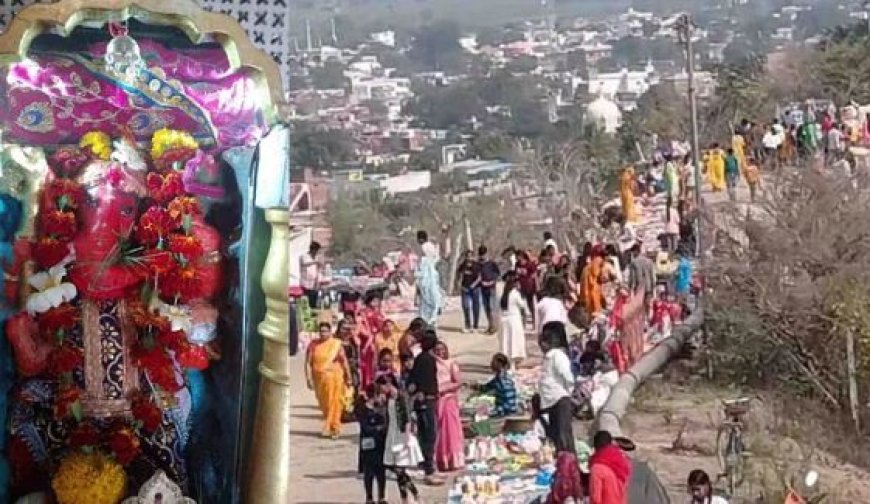 Damoh News: तिल गणेश पर गजानन टेकरी में लगा मेला