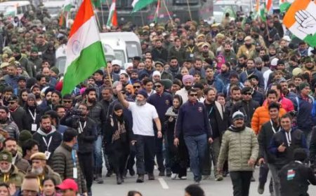 Bharat Jodo Yatra : राहुल गांधी की भारत जोड़ो न्याय यात्रा 8 को  कांग्रेसजनों में भारी उत्साह