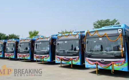 Mp News: प्रदेश के 6 शहरों को परिवहन सुविधा के लिये 552 पीएम ई बसें मिली