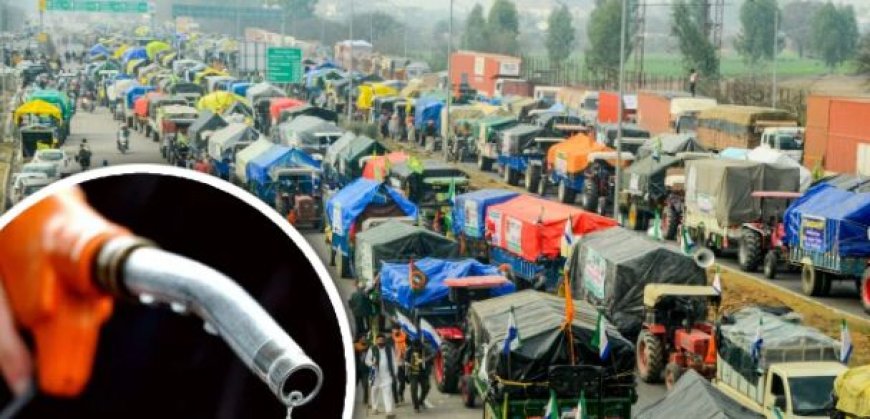 Farmer's Protest:  किसानों के प्रदर्शन के कारण पंजाब में डीजल और गैस की सप्लाई कम