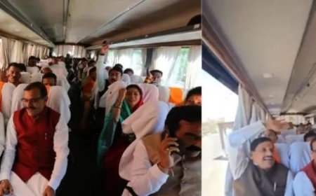 MP Cabinet Ayodhya Visit: यादव मंत्रिमंडल अयोध्या के लिए हुए रवाना