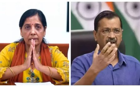 दिल्ली सीएम केजरीवाल से मिलने तिहाड़ जेल पहुंची पत्नी सुनीता और मंत्री आतिशी