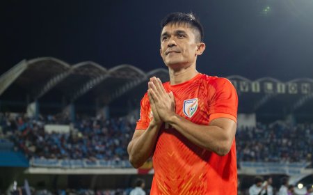 भारतीय फुटबॉलर सुनील छेत्री ने लिया सन्यास