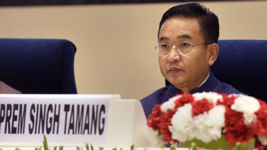 सिक्किम के मुख्यमंत्री प्रेम सिंह तमांग विधानसभा सीट से जीते