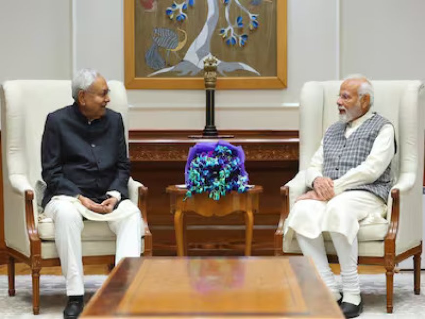 मतगण्ना से एक दिन पहले PM से मिले बिहार के CM