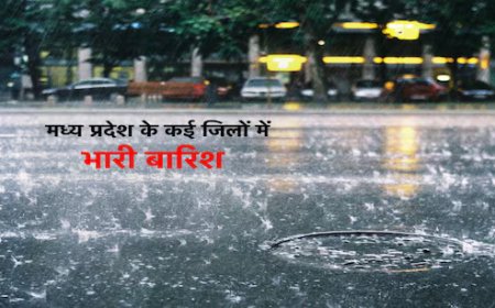 Madhya Pradesh:मध्य प्रदेश में झमाझम बारिश, 8 जिलों में किया अलर्ट जारी 