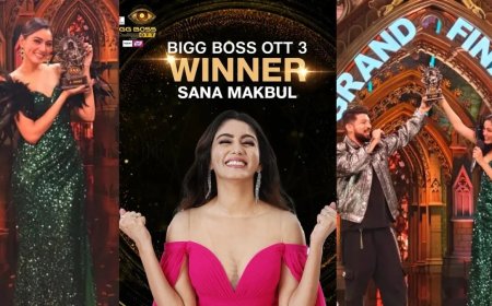 BIGG BOSS:बिग बॉस ओटीटी सीजन 3 की विनर सना मकबूल की दिलचस्प कहानी
