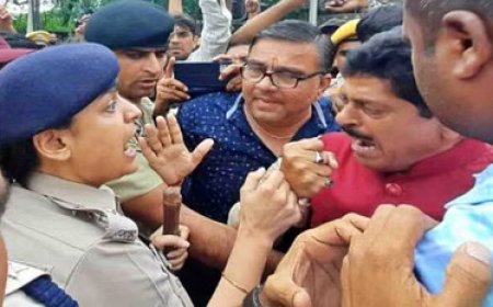 जयपुर में युवक की मौत से तनाव: शास्त्री नगर थाने पर पत्थरबाजी, विधायक और आईपीएस के बीच तकरार