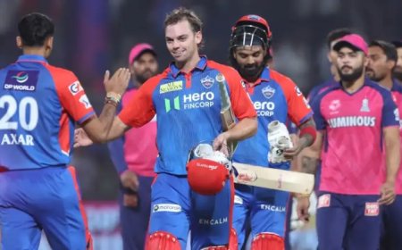 दिल्ली कैपिटल्स ने सुपर ओवर में राजस्थान रॉयल्स को हराकर IPL 2025 में शीर्ष स्थान हासिल किया
