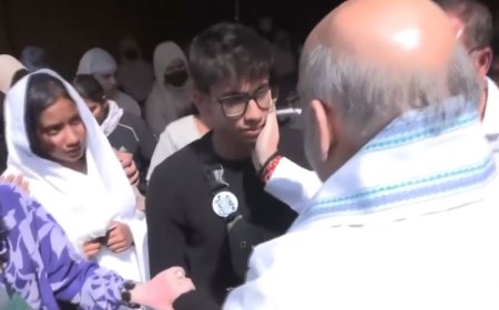 श्रीनगर: पहलगाम आतंकी हमले के पीड़ित परिवारों से मिले गृह मंत्री अमित शाह, कड़ी कार्रवाई का आश्वासन