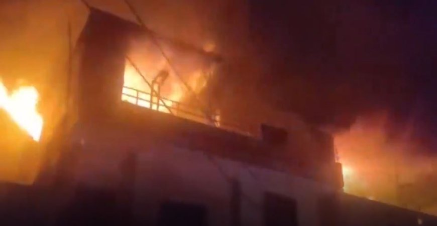 Jodhpur (Rajasthan):जोधपुर में चूड़ियों के गोदाम में आग लग गई। अधिक जानकारी की प्रतीक्षा है