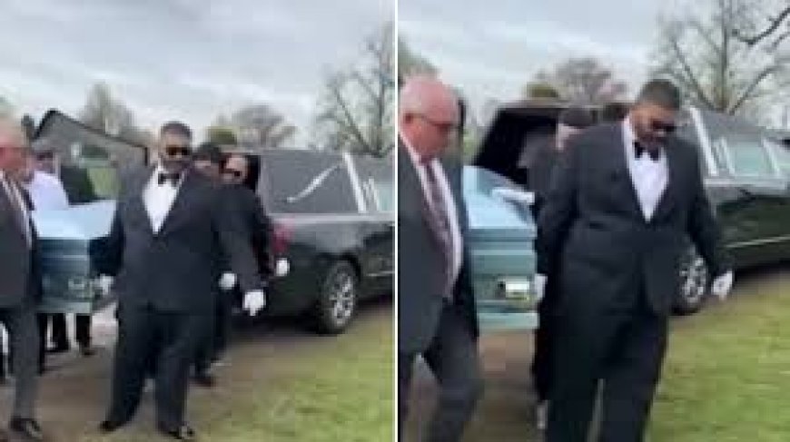 अंतिम संस्कार में हुई अजीब घटना, पिता के ताबूत के साथ कब्र में गिरा पूरा परिवार