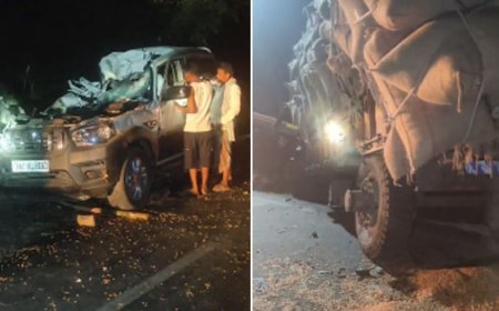 बिहार: कटिहार में भीषण सड़क हादसा, ट्रैक्टर से टकराई स्कॉर्पियो, 8 बारातियों की मौत