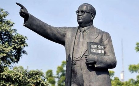 धार: बाबा साहब की मूर्ति के साथ छेड़छाड़, पहली बार चोरी, दूसरी बार तोड़ी, तीसरी बार पुनः स्थापित