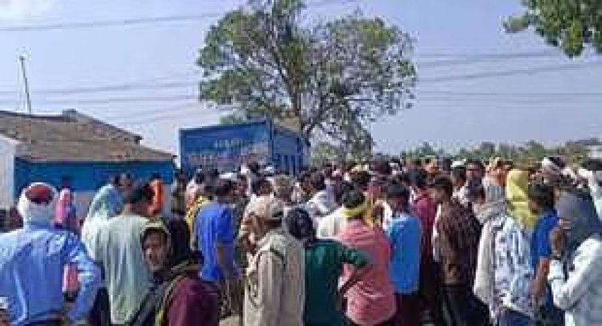 मंडला के डिठौरी गांव में दर्दनाक हादसा: तेज रफ्तार हाइवा ने ली एक व्यक्ति की जान