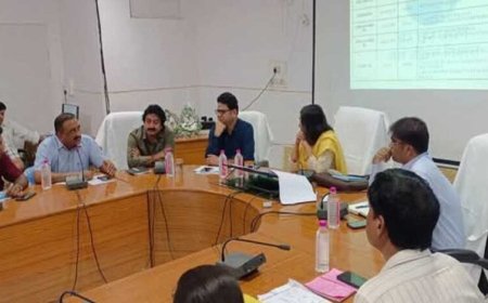 संयुक्त सचिव ने की समूह जल प्रदाय योजनाओं की समीक्षा......