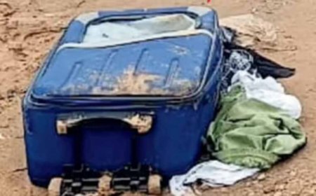 लोनी बॉर्डर थाना क्षेत्र के शिवपुरी वाटिका के पास सूटकेस में एक महिला का शव मिलने से इलाके में सनसनी