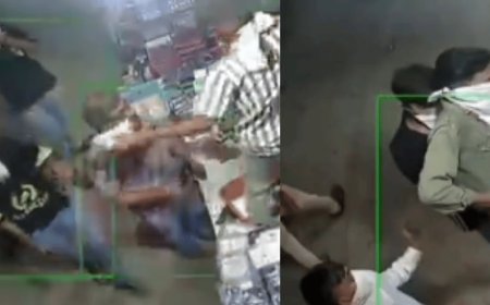 कैमरे में कैद हुई डकैती: दिल्ली के मंगोलपुरी में नकाबपोशों ने चाकू की नोंक पर दुकानदार को लूटा