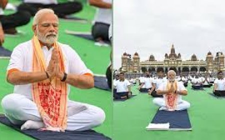 International Yoga Day 2025: प्रधानमंत्री मोदी ने विशाखपत्तनम में 3 लाख लोगों संग किया योग, दिया 'हील इन इंडिया' का भी मंत्र