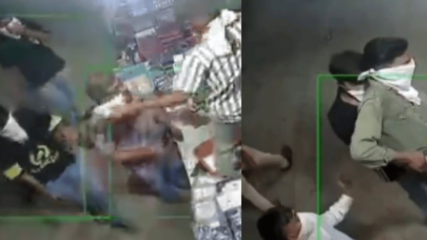 कैमरे में कैद हुई डकैती: दिल्ली के मंगोलपुरी में नकाबपोशों ने चाकू की नोंक पर दुकानदार को लूटा