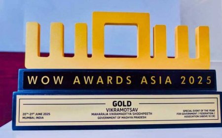 MP के लिए गौरव का पल, विक्रमोत्सव 2025 को मिला एशिया का वाउ गोल्ड अवार्ड