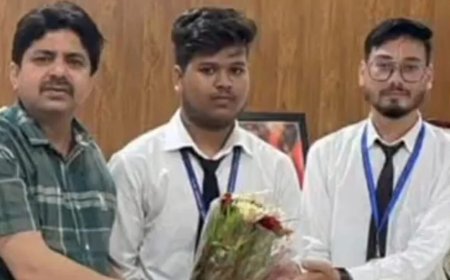 श्री कृष्णा यूनिवर्सिटी के दो छात्रों का ISRO इंटर्नशिप के लिए चयन