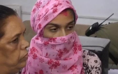 घर छोड़कर गई युवती पति संग लौटी, मंदिर में कर ली शादी