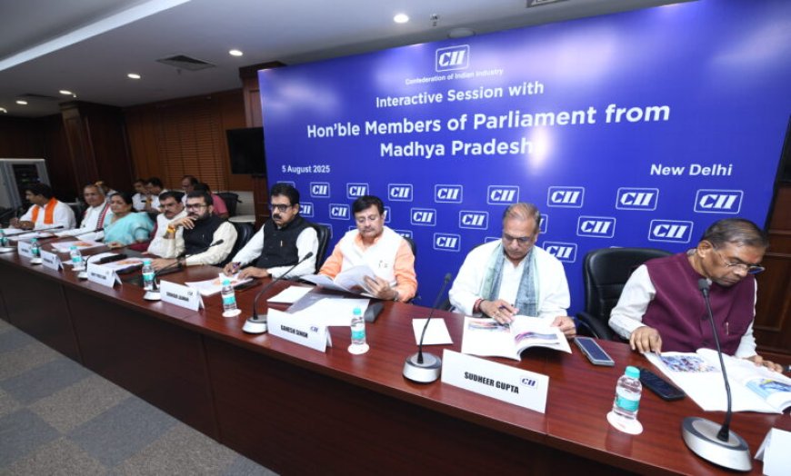 “मध्यप्रदेश की औद्योगिक उड़ान को मिलेगी नई रफ्तार: नई दिल्ली में CII और सांसदों के बीच संवाद”
