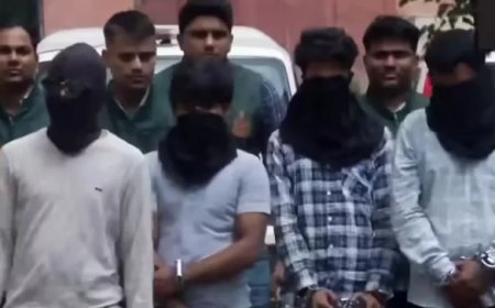 दिल्ली पुलिस स्पेशल सेल ने पांच आतंकवादियों को गिरफ्तार किया