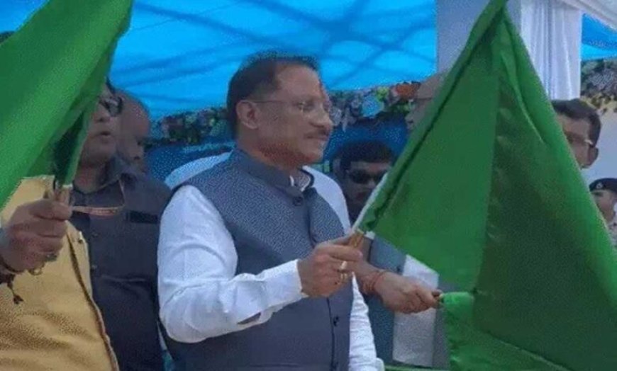रायपुर से राजिम तक MEMU ट्रेन सेवा शुरू, CM ने दिखाई हरी झंडी; रोजाना 2.5 लाख लोगों को मिलेगा फायदा