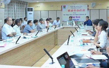 नवा रायपुर में विकास की गहन समीक्षा: मंत्री ओपी चौधरी ने बताया संतुलित और आधुनिक विकास पर जोर