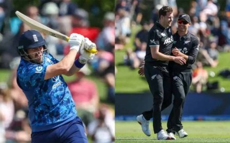 इंग्लैंड की बैटिंग फिर फेल, न्यूजीलैंड ने पांच विकेट से दर्ज की शानदार जीत