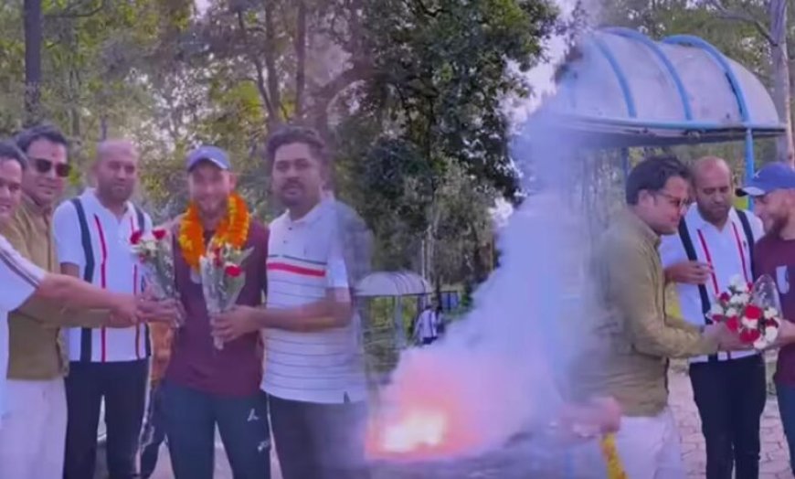 पहलगाम हमले में बीजेपी कार्यकर्ता की जान बचाने वाले नजाकत अहमद शाह का छत्तीसगढ़ में भव्य स्वागत