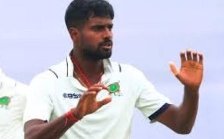 आकाश कुमार चौधरी ने फर्स्ट क्लास क्रिकेट में बनाया रिकॉर्ड, सबसे तेज़ फिफ्टी जड़ी