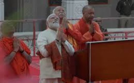 अयोध्या के श्री राम मंदिर पर भगवा ध्वज फहराएंगे पीएम मोदी, मंदिर परिसर में दिखेगी उत्तर और दक्षिण भारतीय शैली की छाप