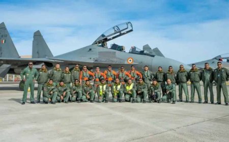 फ्रांस के आसमान में गरुड़ का दबदबा: भारतीय वायुसेना ने दिखाया दमखम