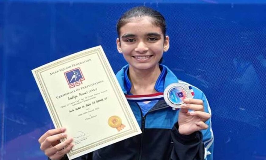 आराध्या पोरवाल ने जीती जूनियर नेशनल स्क्वैश चैंपियनशिप-2025