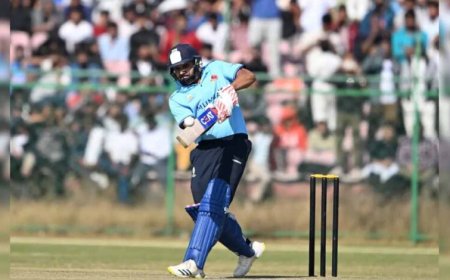 रोहित शर्मा का तूफानी शतक, मुंबई क्रिकेट टीम ने सिक्किम क्रिकेट टीम को 117 गेंद शेष रहते रौंदा