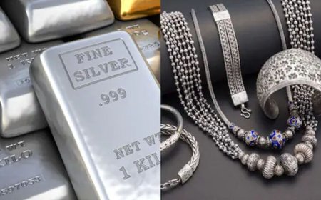 Gold-Silver Price Update: चांदी में बड़ी गिरावट, रिकॉर्ड हाई से ₹1.59 लाख तक लुढ़की