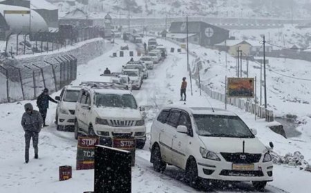 भारी बर्फबारी में सिंथन टॉप पर फंसे 200 से अधिक पर्यटकों को सेना और पुलिस ने बचाया