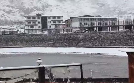 राजस्थान और MP में बारिश और ओले , हरियाणा में बारिश से सड़कों पर पानी,UK के गंगोत्री धाम में बर्फबारी