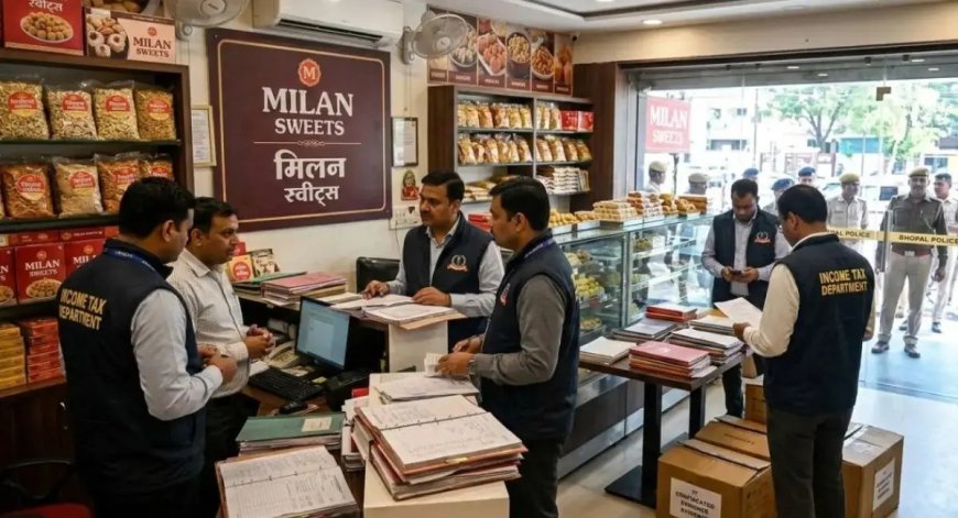 भोपाल के मशहूर मिलन स्वीट एंड रेस्टोरेंट पर IT का छापा, टैक्स चोरी की आशंका में जांच