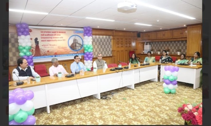 अंतरराष्ट्रीय महिला दिवस पर सेंट्रल बैंक ऑफ इंडिया में हुआ प्रेरणादायी कार्यक्रम, महिलाओं का सम्मान