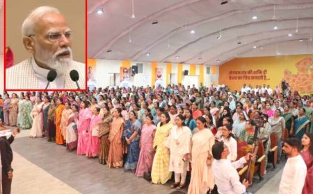 भाजपा प्रदेश कार्यालय में गूंजा ‘नारी शक्ति वंदन’ का संदेश : PM नरेंद्र मोदी के संबोधन को महिला कार्यकर्ताओं ने उत्साह से सुना
